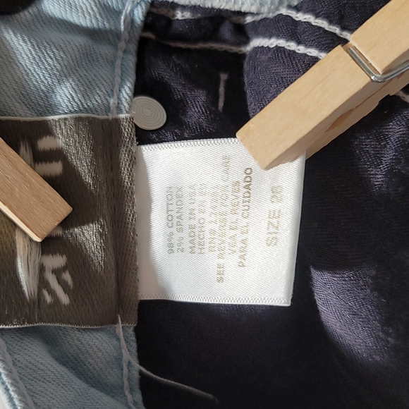 DESIGN LAB SOLD BESTFRIEND STRAIGHT LEG BLUE JEANS WOMENS DENIM PANTS SIZE 26 - Picture 9 of 13